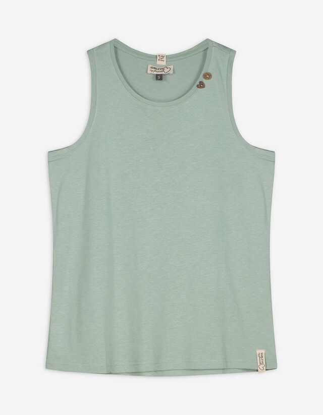 Top - &Uuml;berschnittene Schultern - dunkelgr&uuml;n