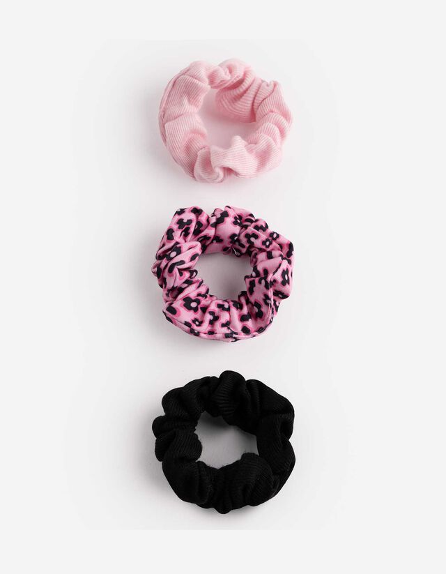Haargummi - 3er-Pack - schwarz