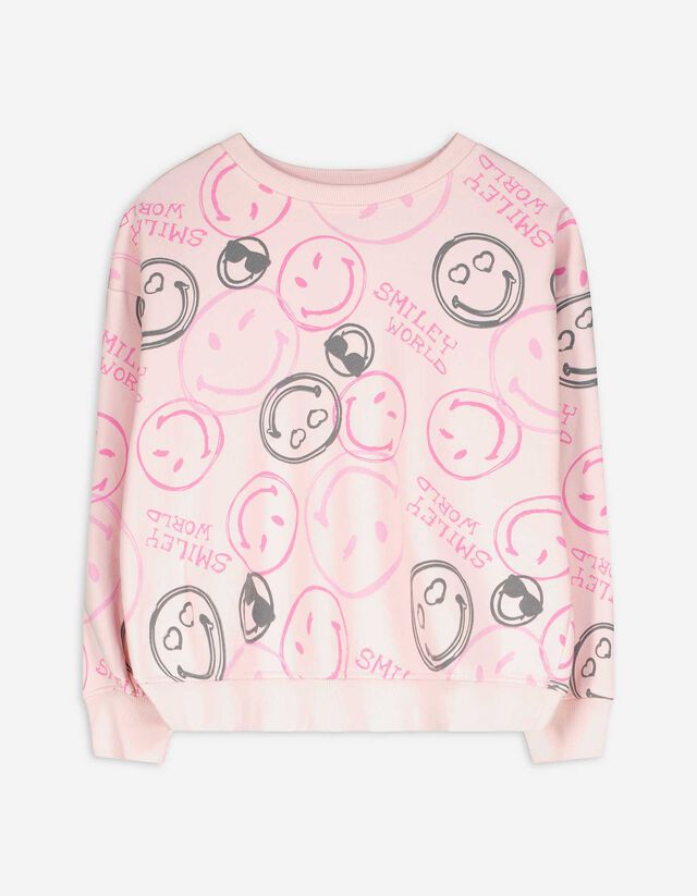Sweatshirt - SmileyWorld&reg; - rosa