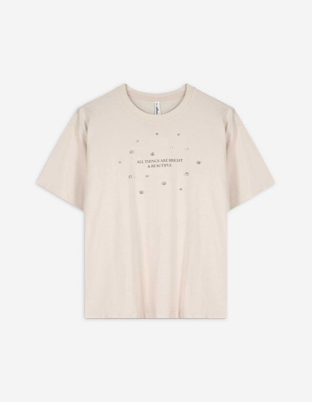 T-Shirt - Frontprint - wei&szlig;