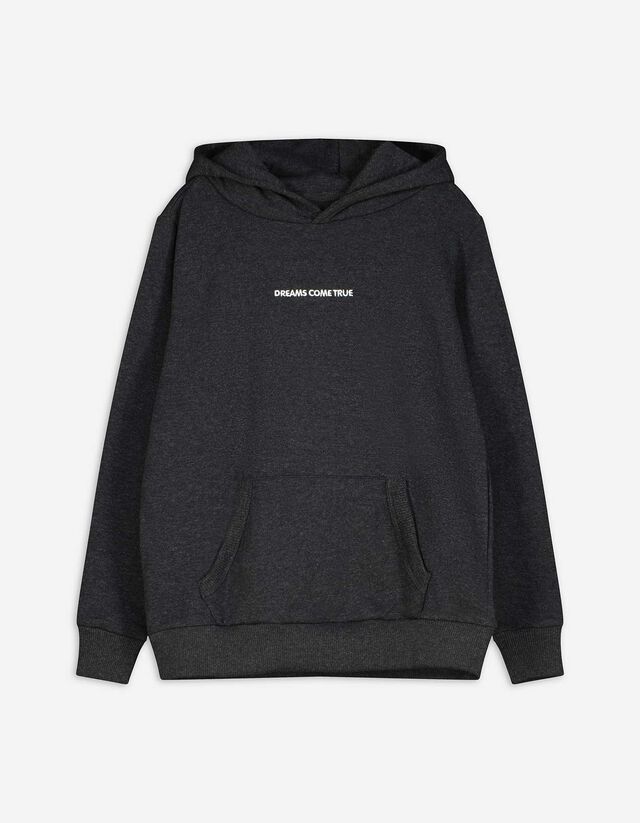Sweatshirt - Stickerei - dunkelgrau