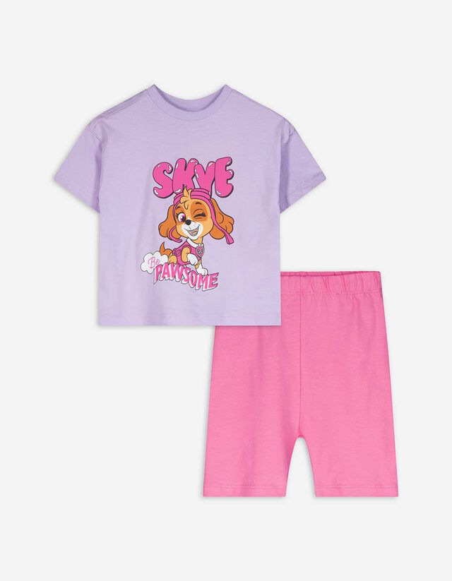 Set aus T-Shirt und Hose - Paw Patrol - lila