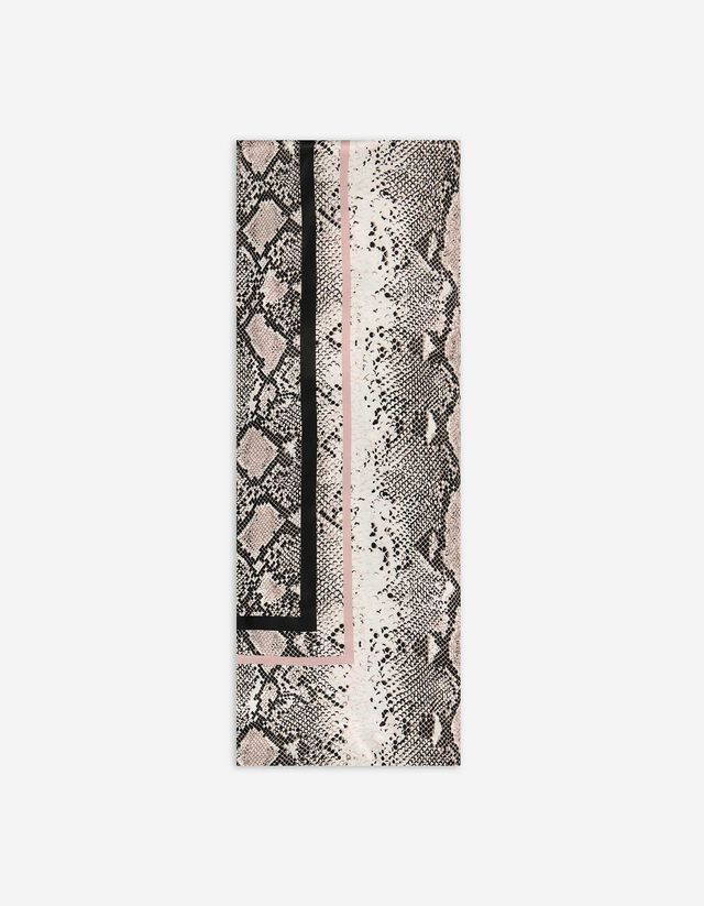 Schlangenmuster - hellgrau