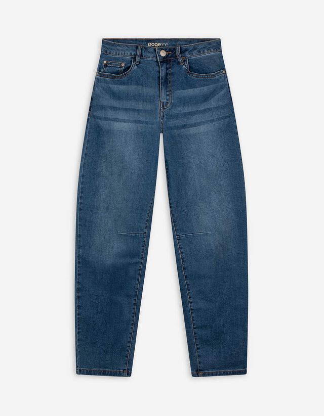 Jeans - Balloon Fit - blau