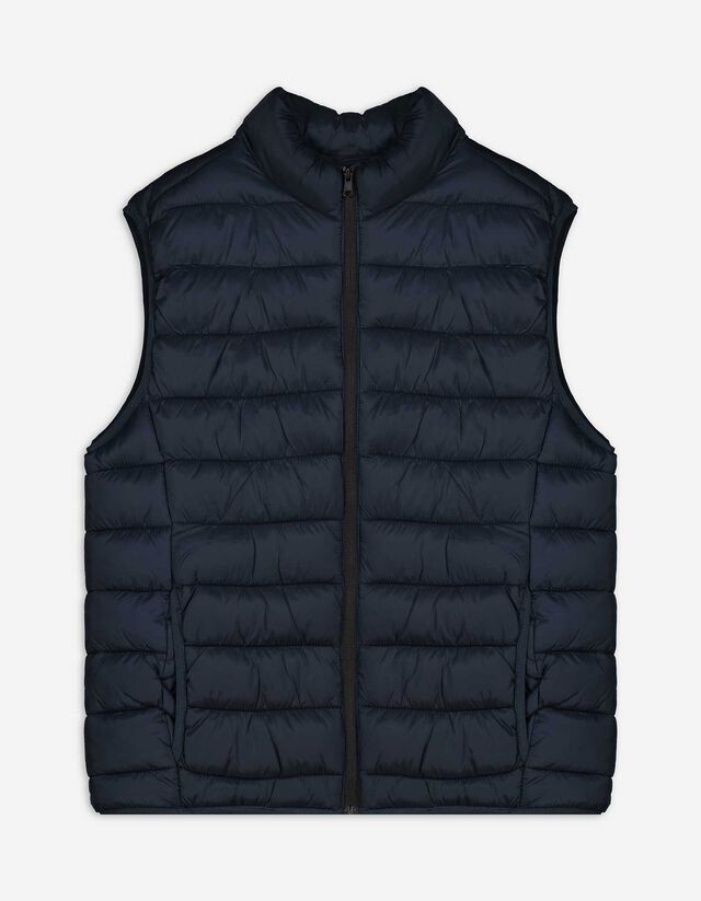 Weste - Stehkragen - dunkelblau