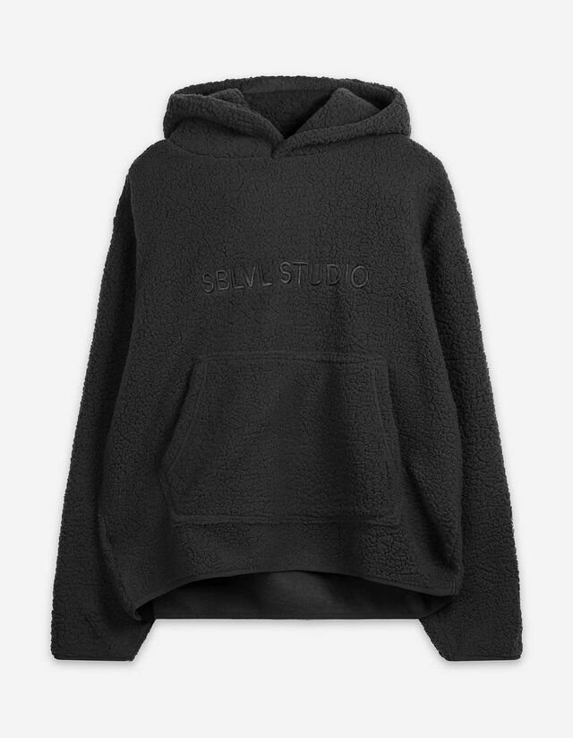 Hoodie - Schriftzug - dunkelgrau