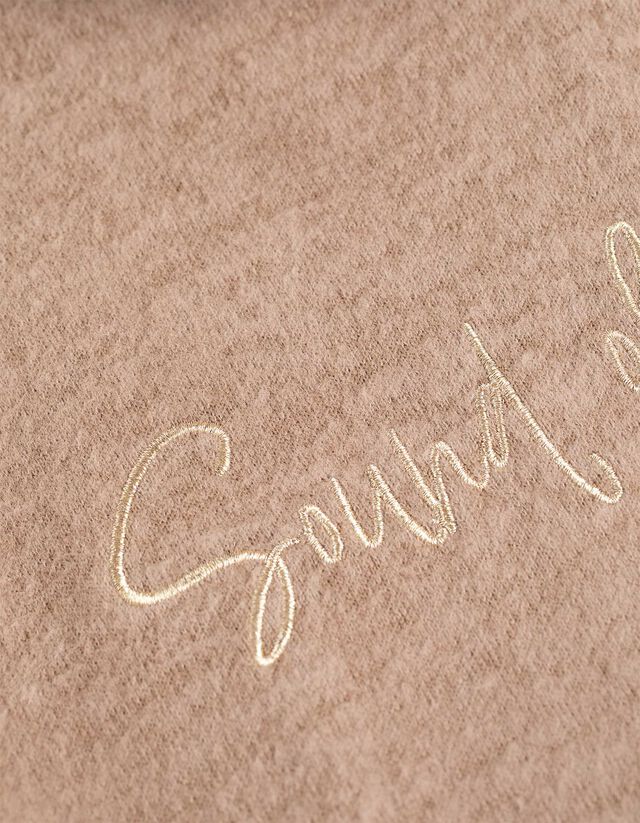 Langarmshirt - Stickerei - dunkelblau