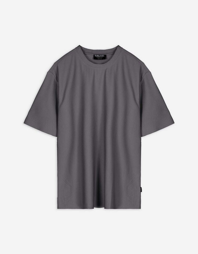 T-Shirt - Oversized Fit - dunkelgrau
