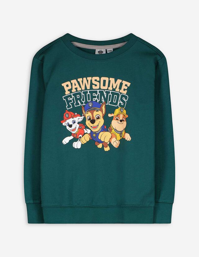 Sweatshirt - Paw Patrol - dunkelgr&uuml;n