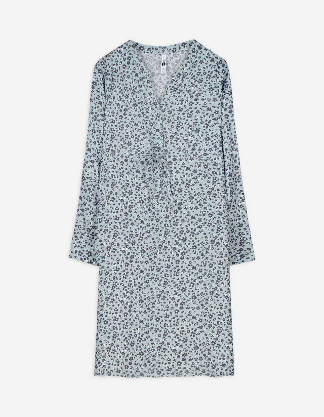 Umstandskleid - Tunnelzug am Saum - gr&uuml;n