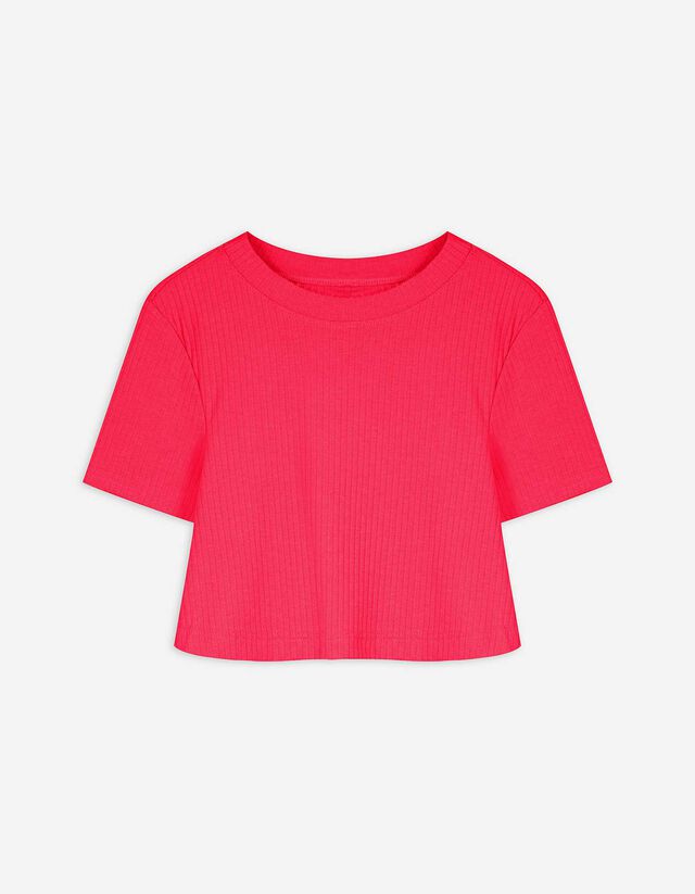 Umstandsshirt - Kurze &Auml;rmel - pink