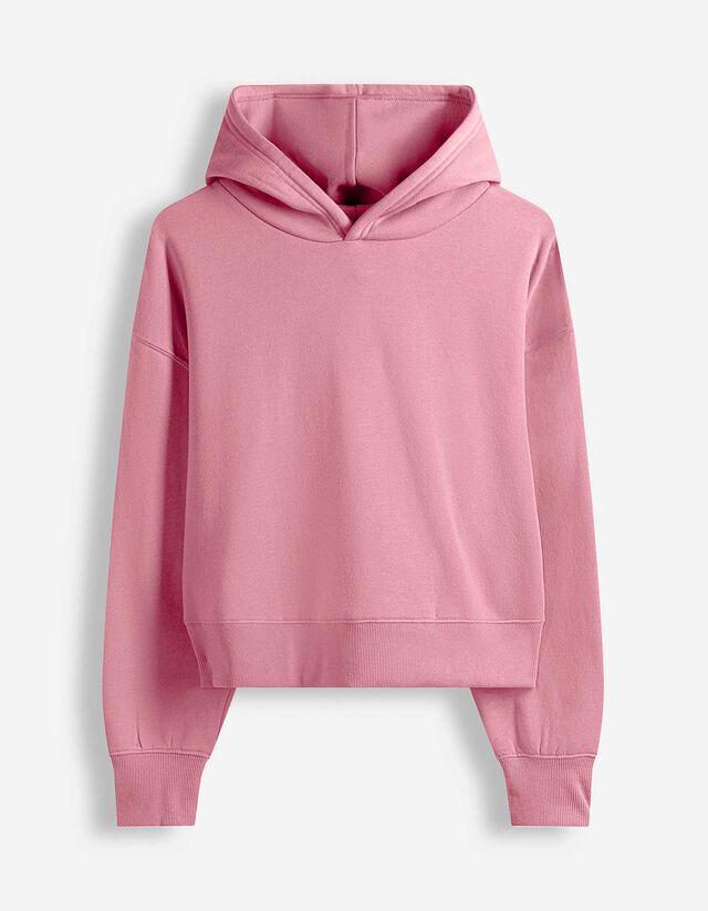 Hoodie - einfarbig - pink