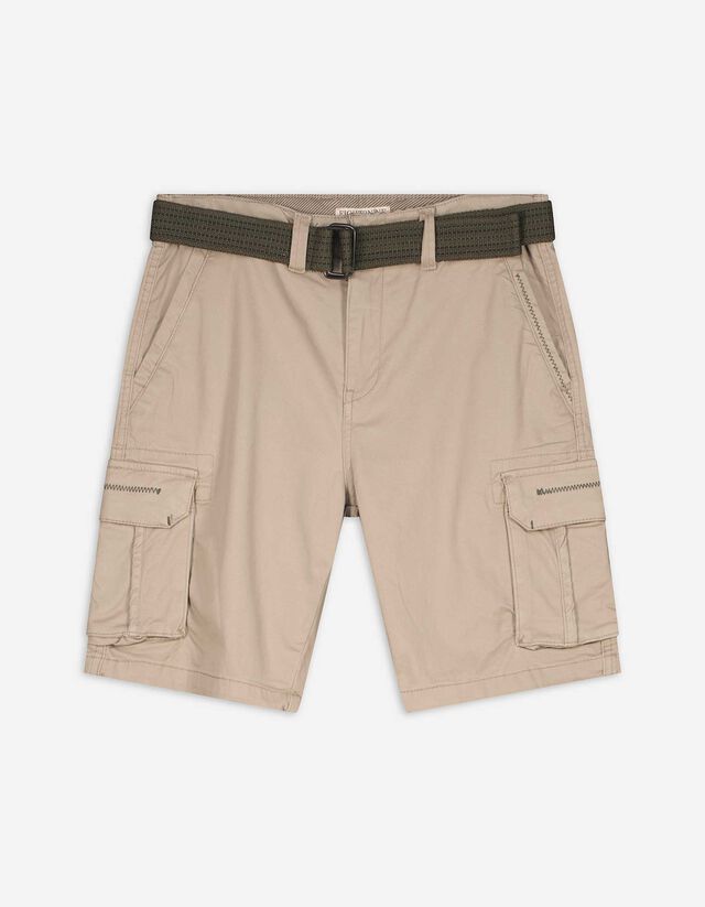 Cargoshorts - G&uuml;rtel - beige