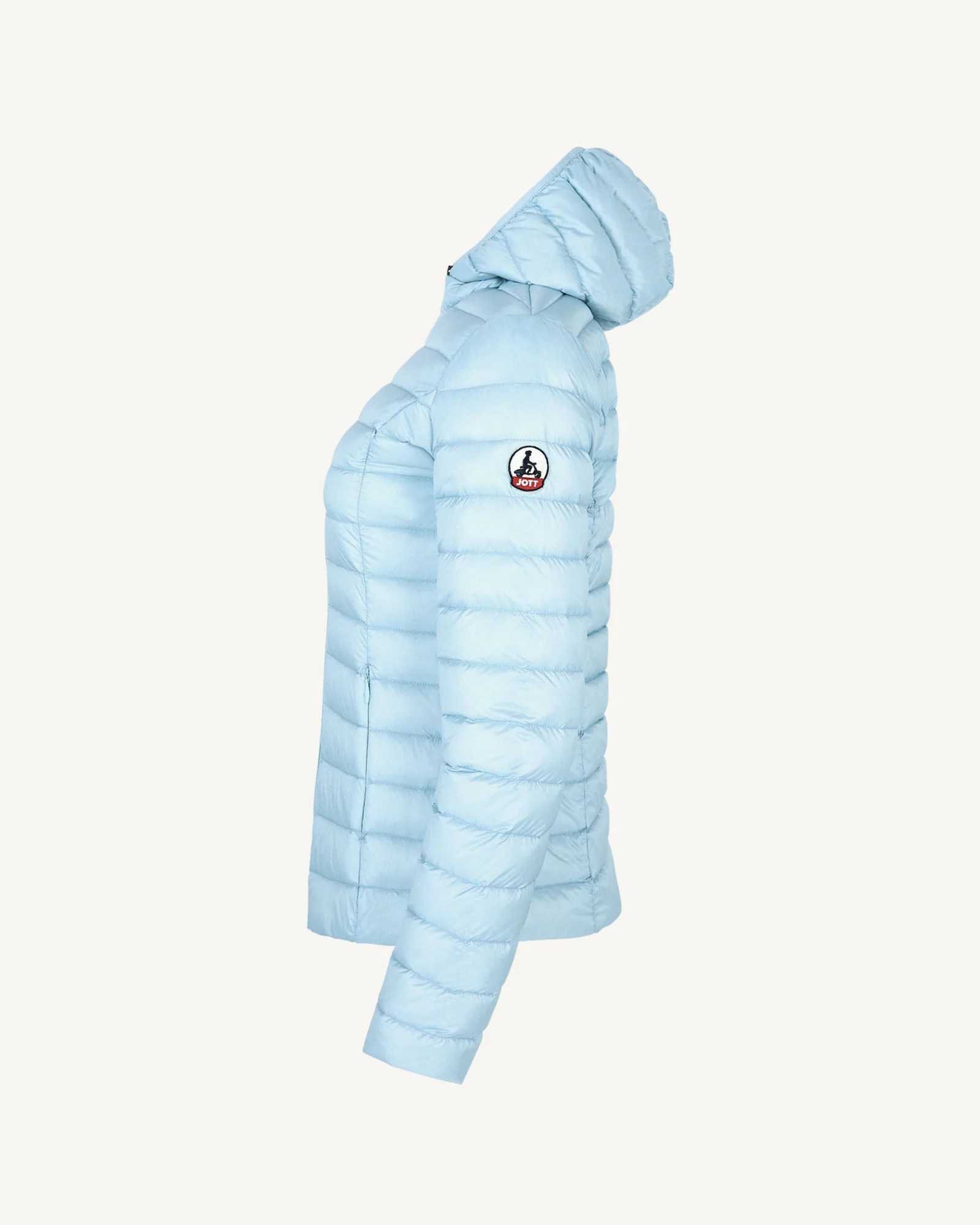 Down jacket light Celestial Blue Cloe hoodie
