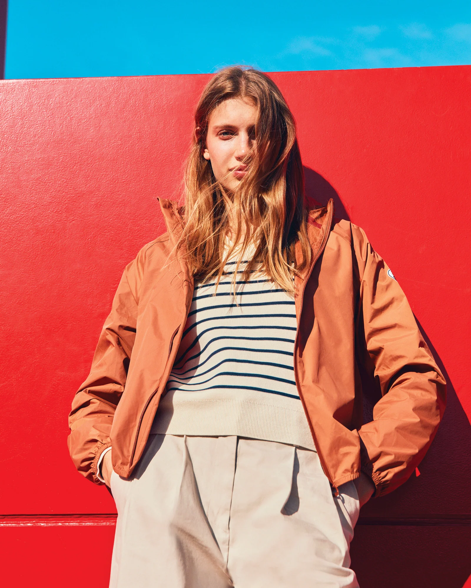 Caramel Singapore packable raincoat