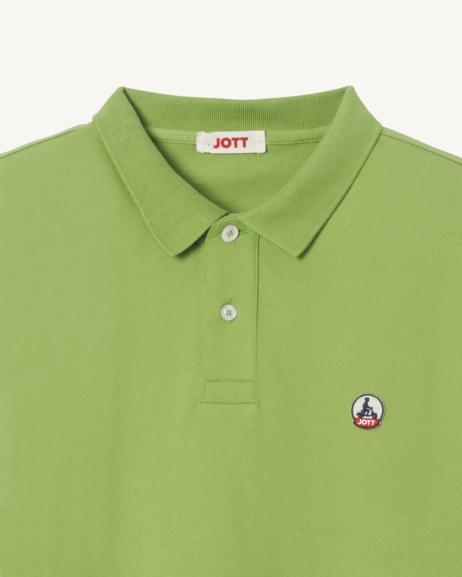 Polo shirt in organic cotton Fern green Marbella