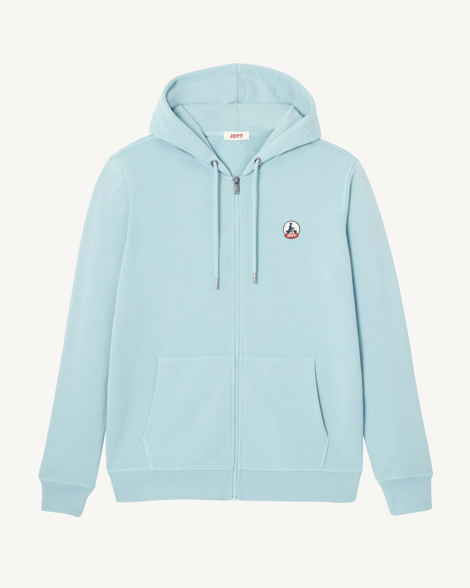 Hoodie in organic cotton Iceberg Mexico blue