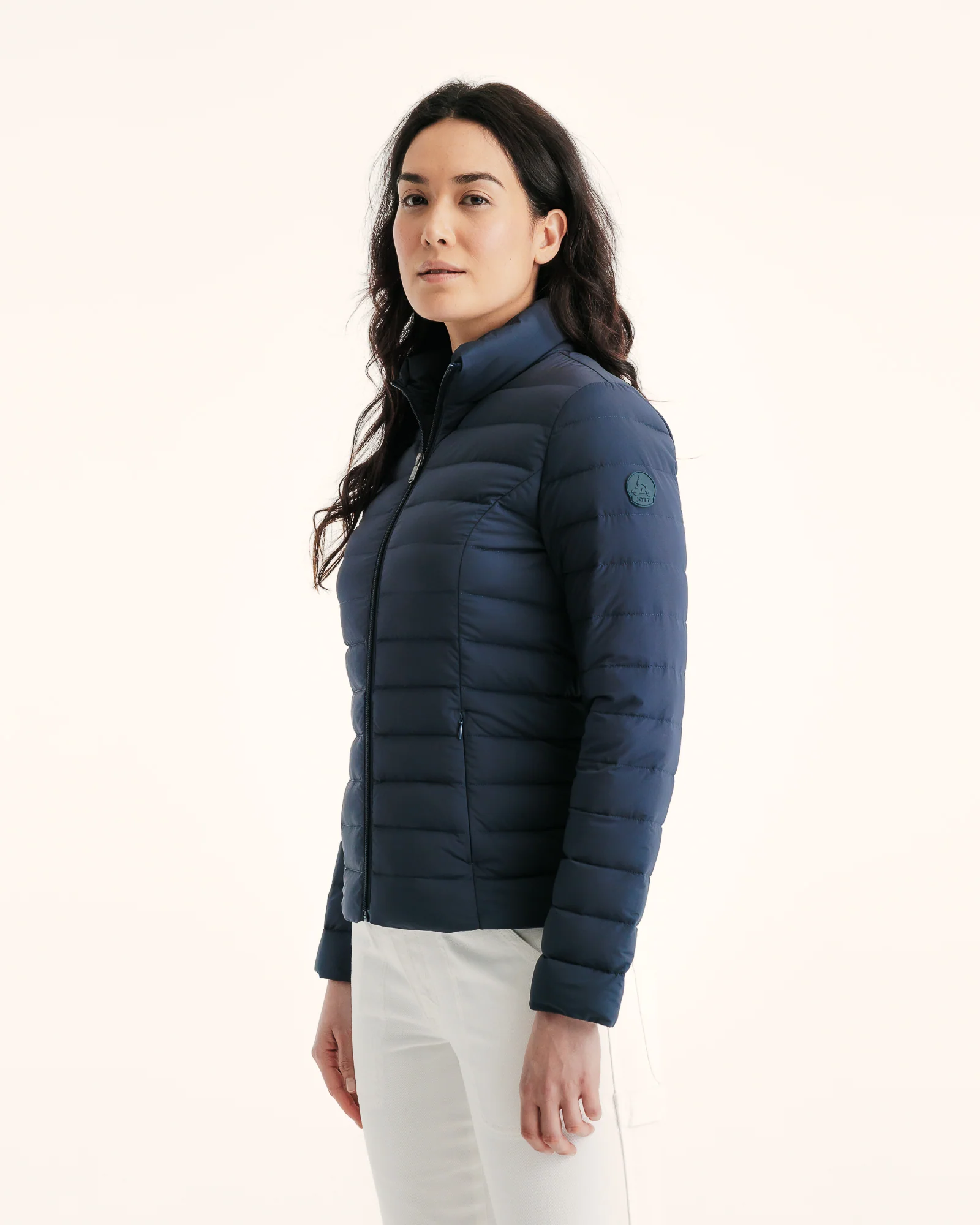 Down jacket stretch light Marine Maia