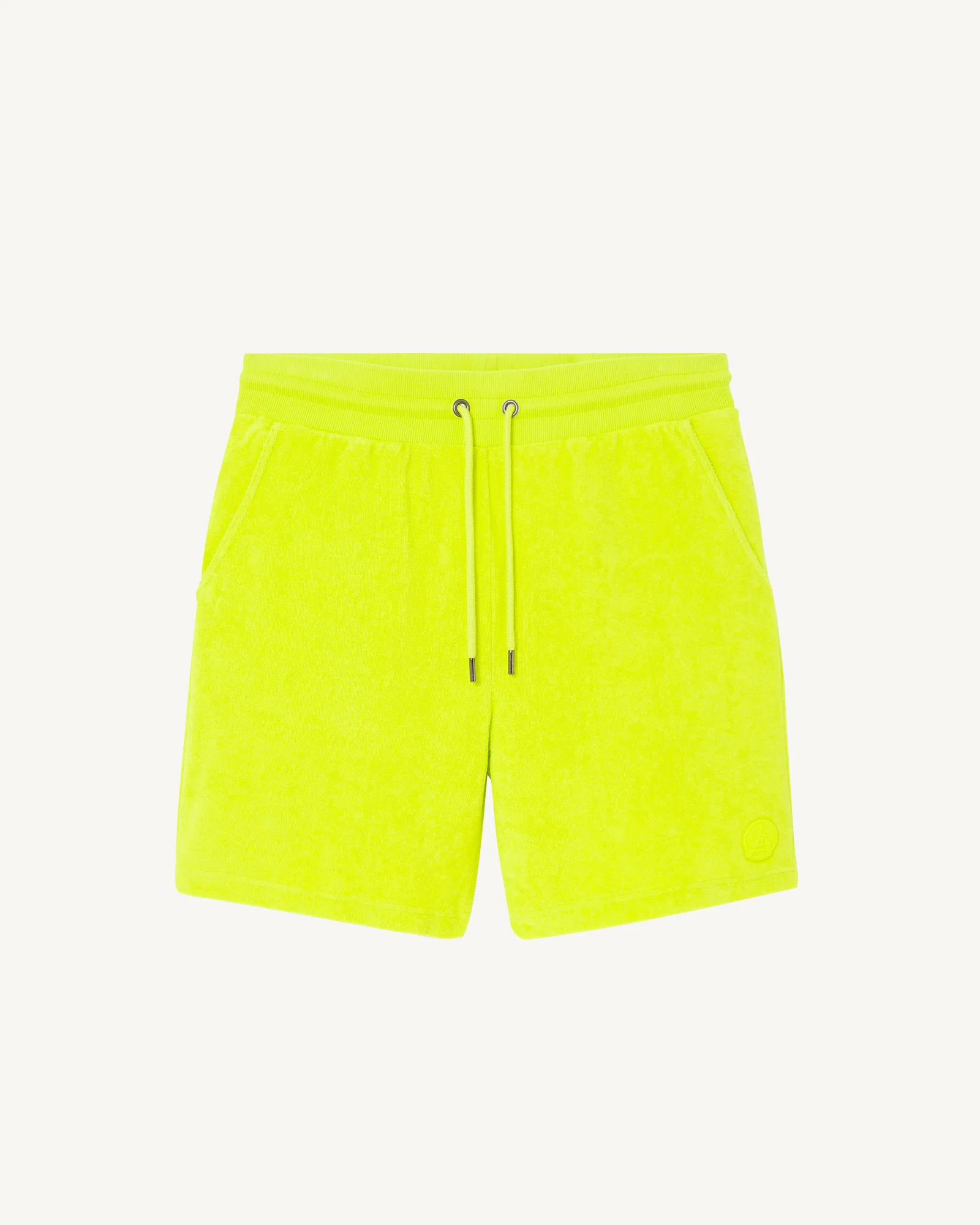Sebastian 2.0 acid green terry shorts