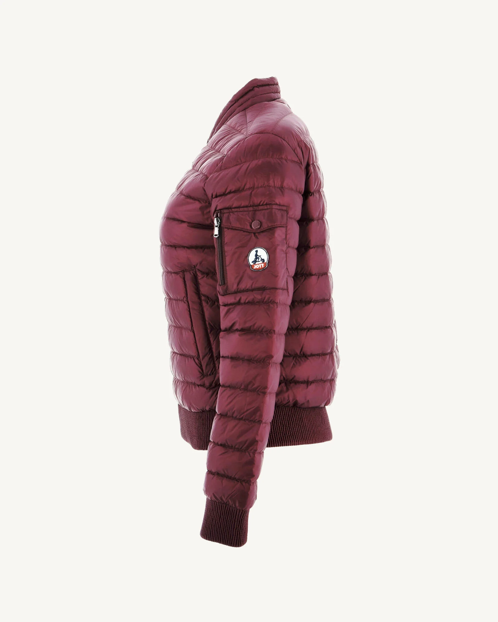 Eggplant Emmy Lightweight Puffer Jacket