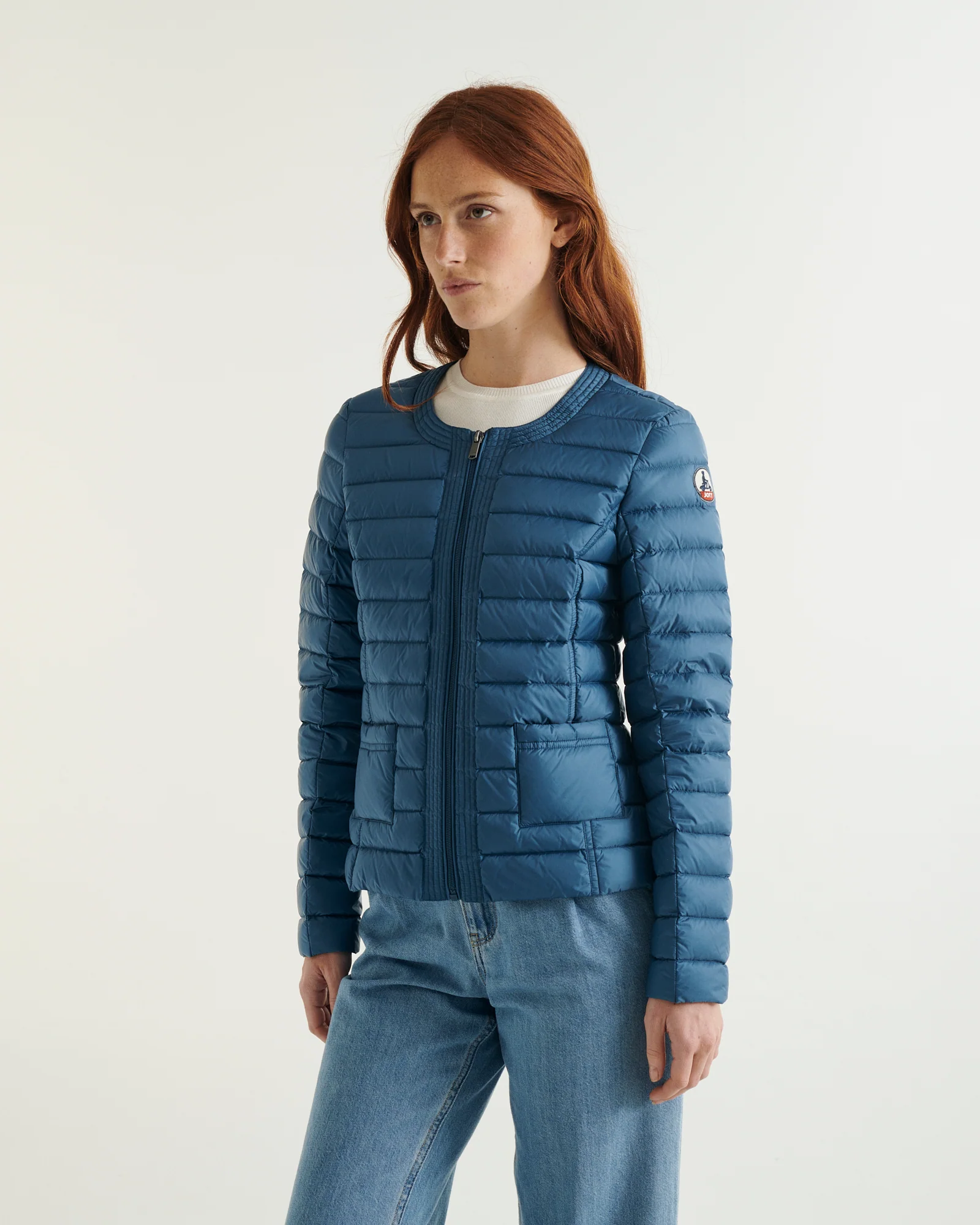 Down jacket light Douda blue jeans