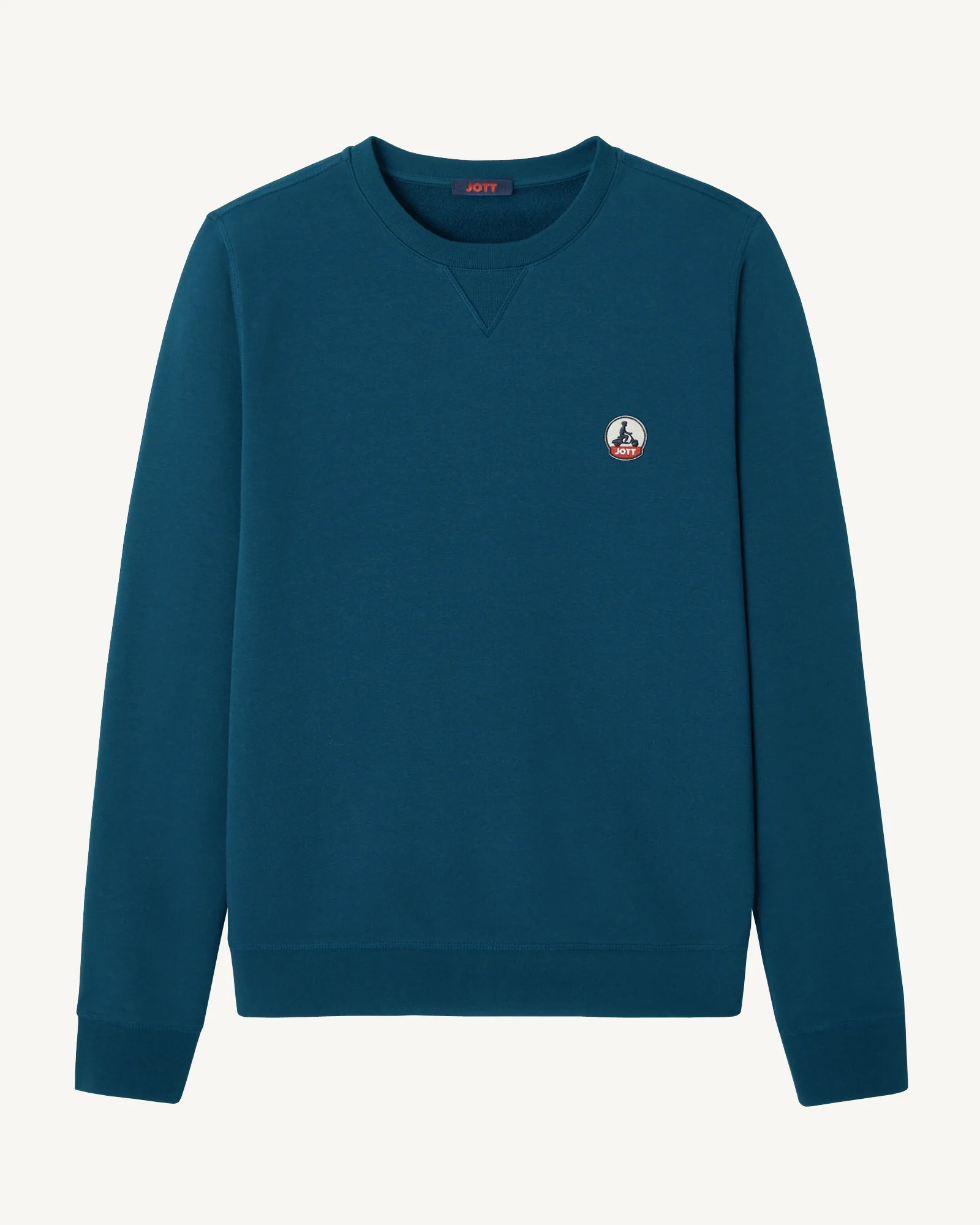 Sweatshirt in organic cotton Metal blue Braga 2.0