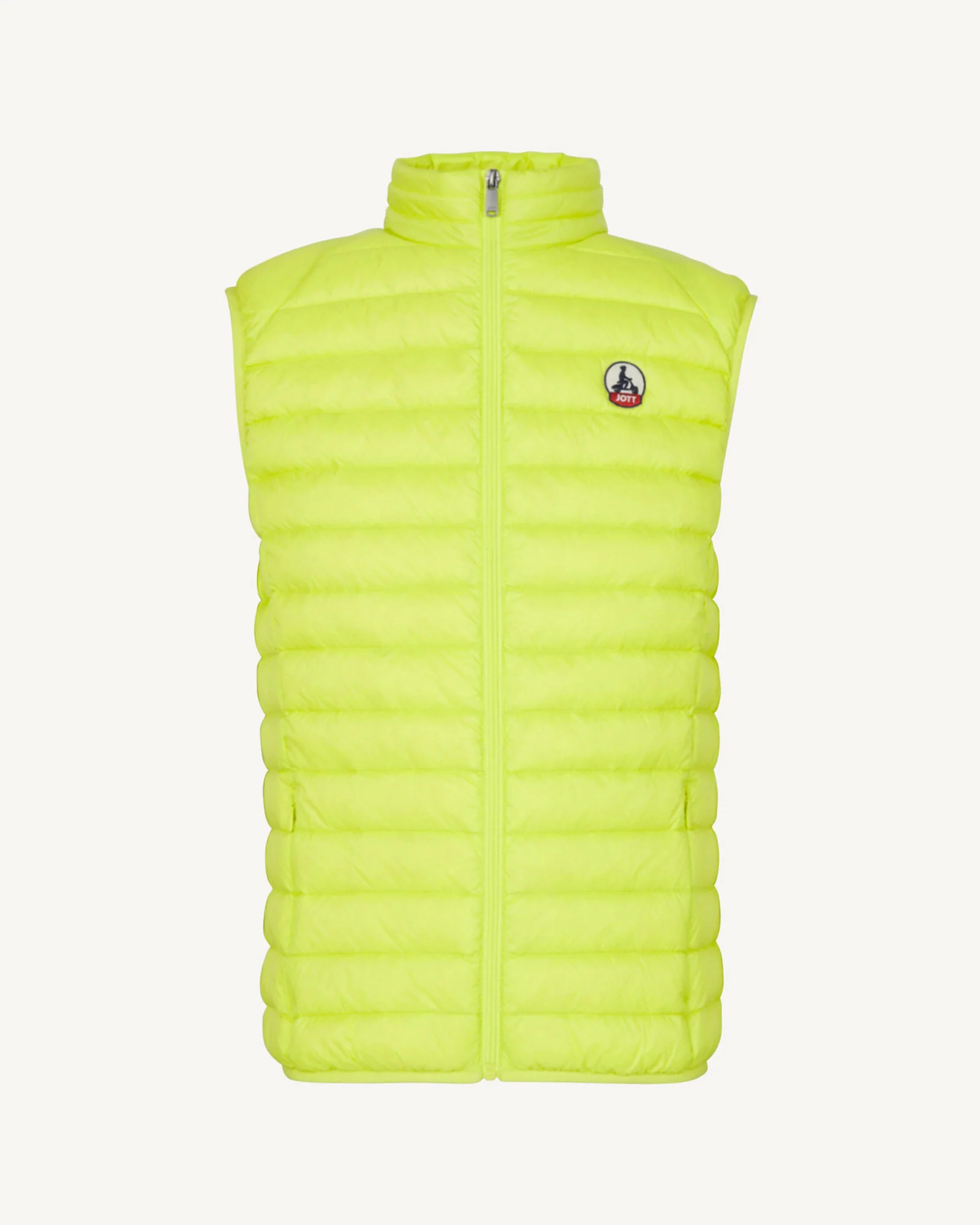 Down jacket sleeveless Acid green Tom