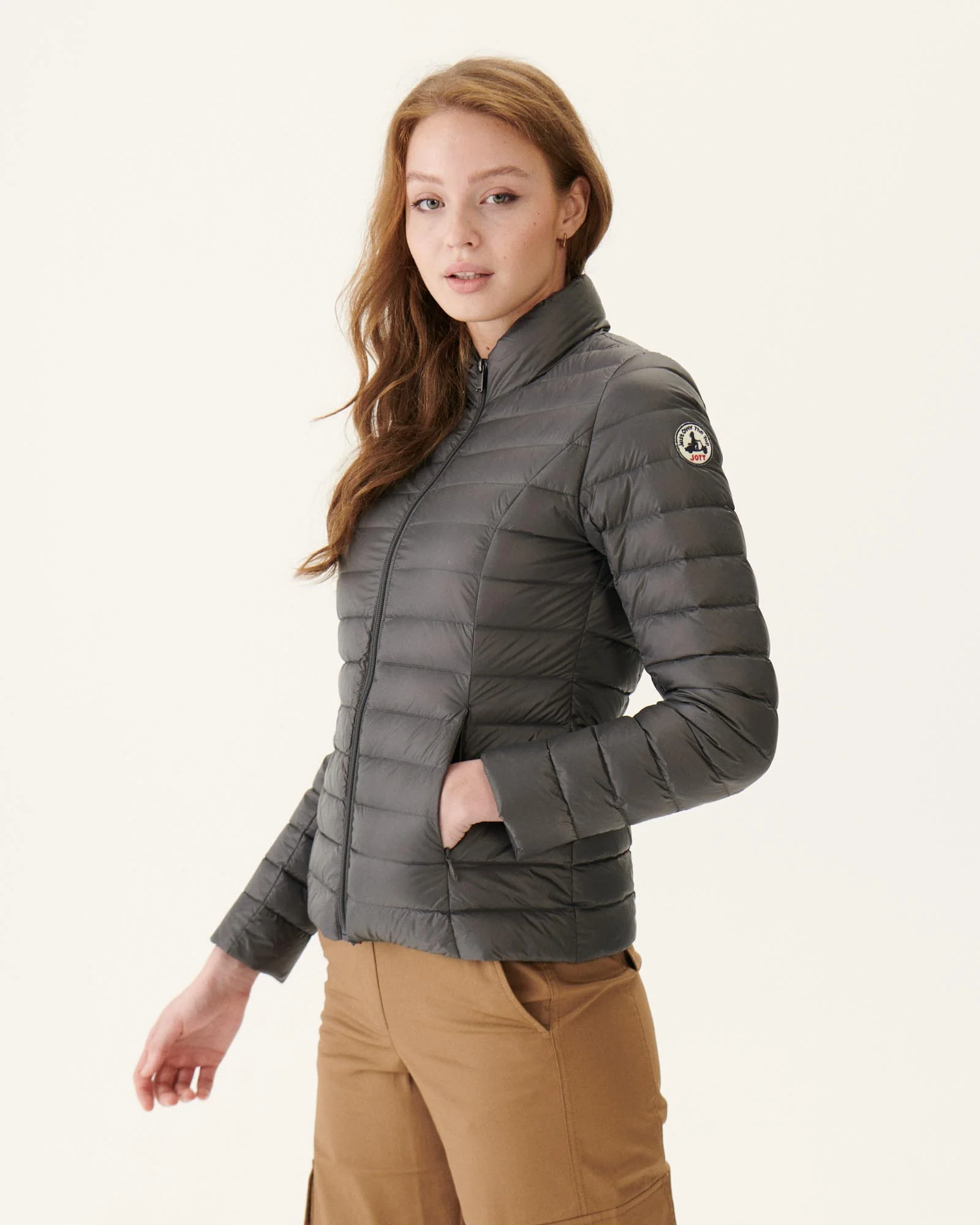 Anthracite Cha lightweight down jacket