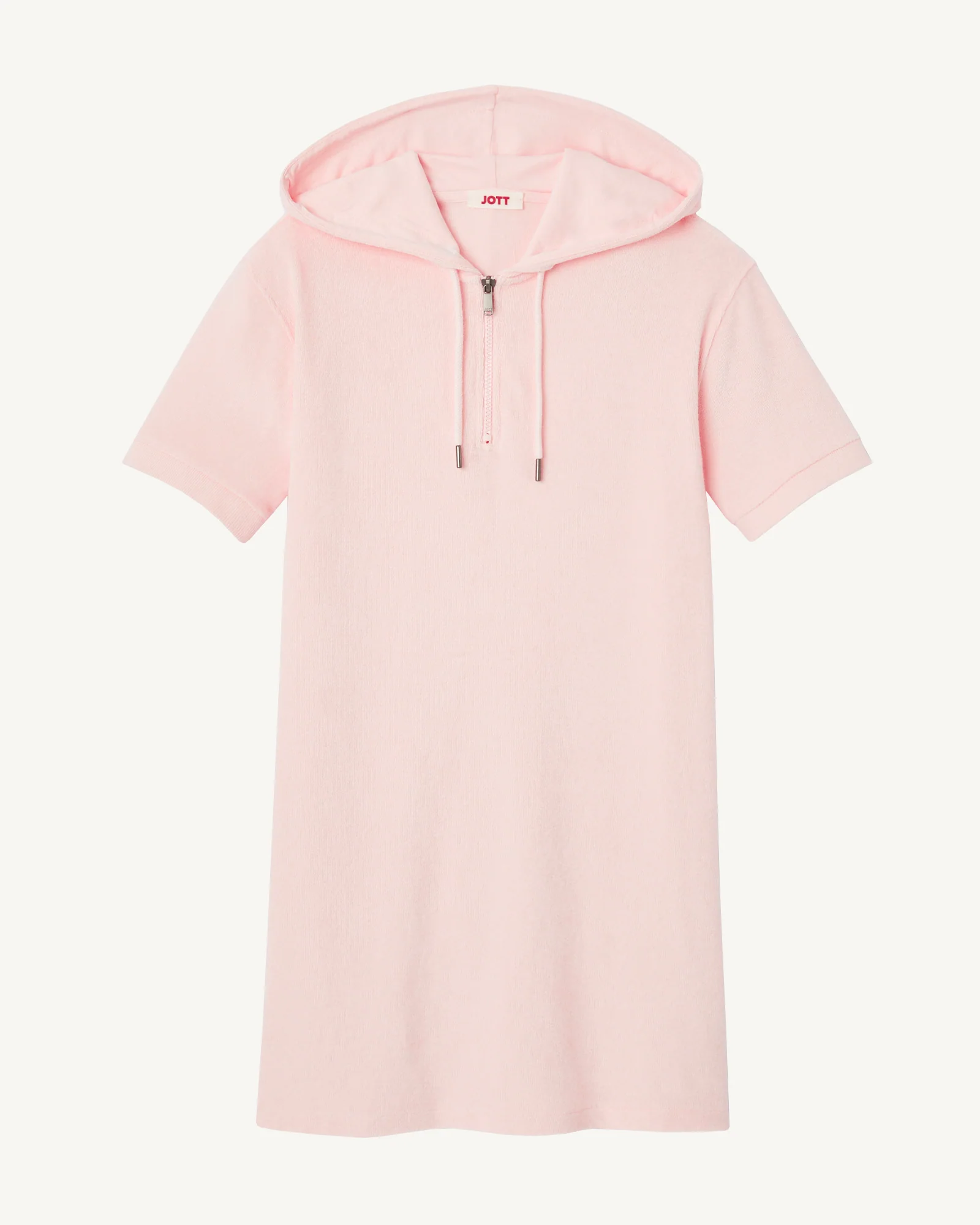 Meg light pink toweling dress