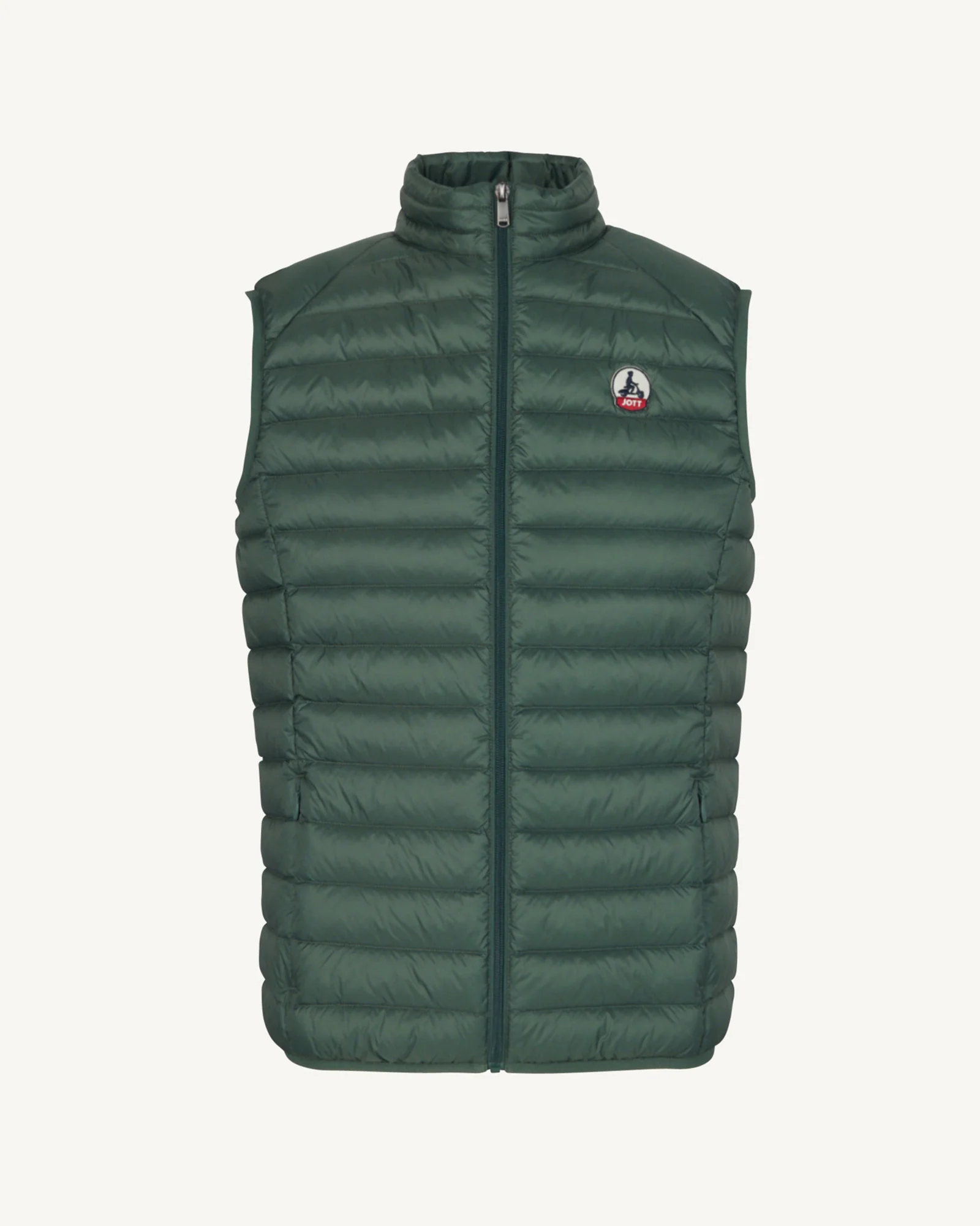 Down jacket sleeveless Celadon green Tom
