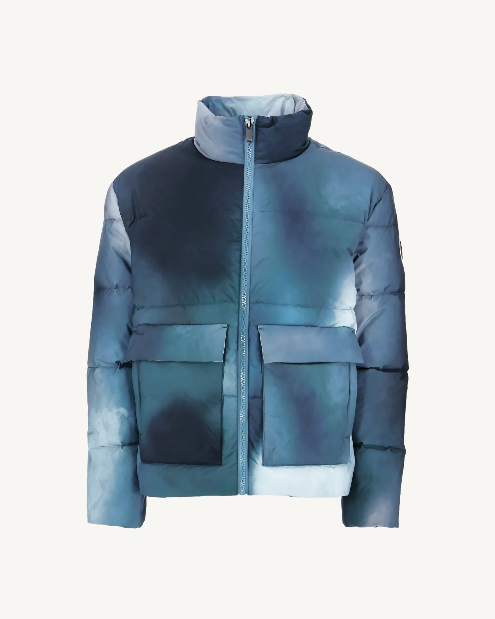 Down jacket Okinawa Great Cold print