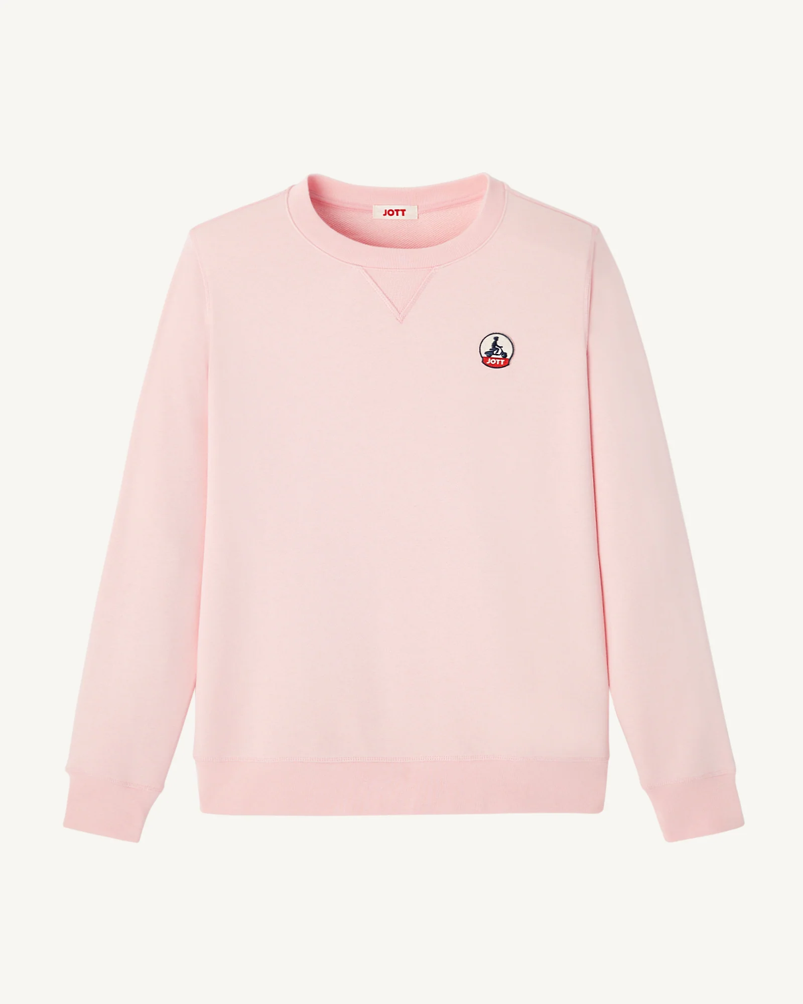 Sweatshirt in organic cotton Peach pink Elvas 2.0