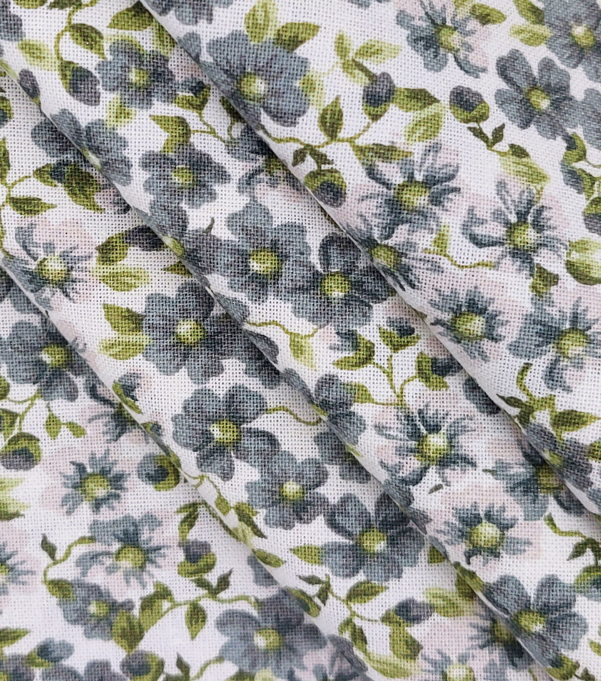Blue Floral Quilt Cotton Fabric by Keepsake Calico