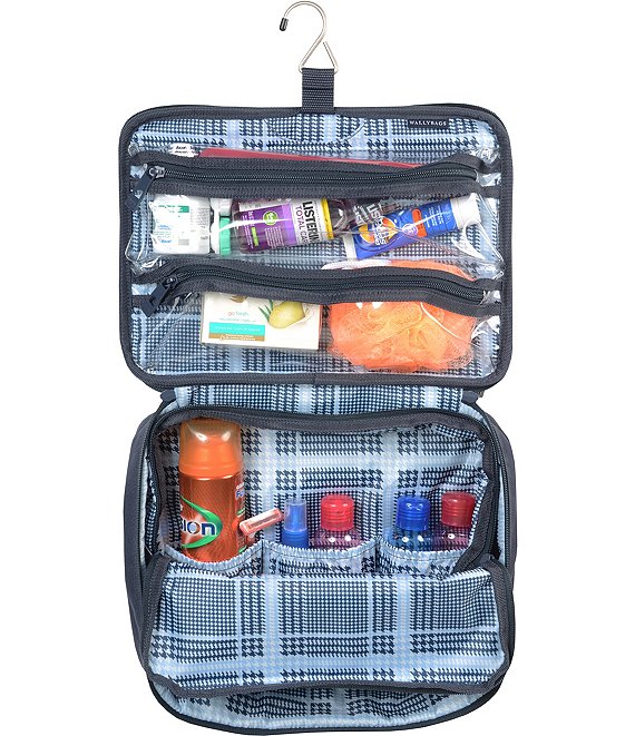 Wally Bags Navy Deluxe Toiletry Bag