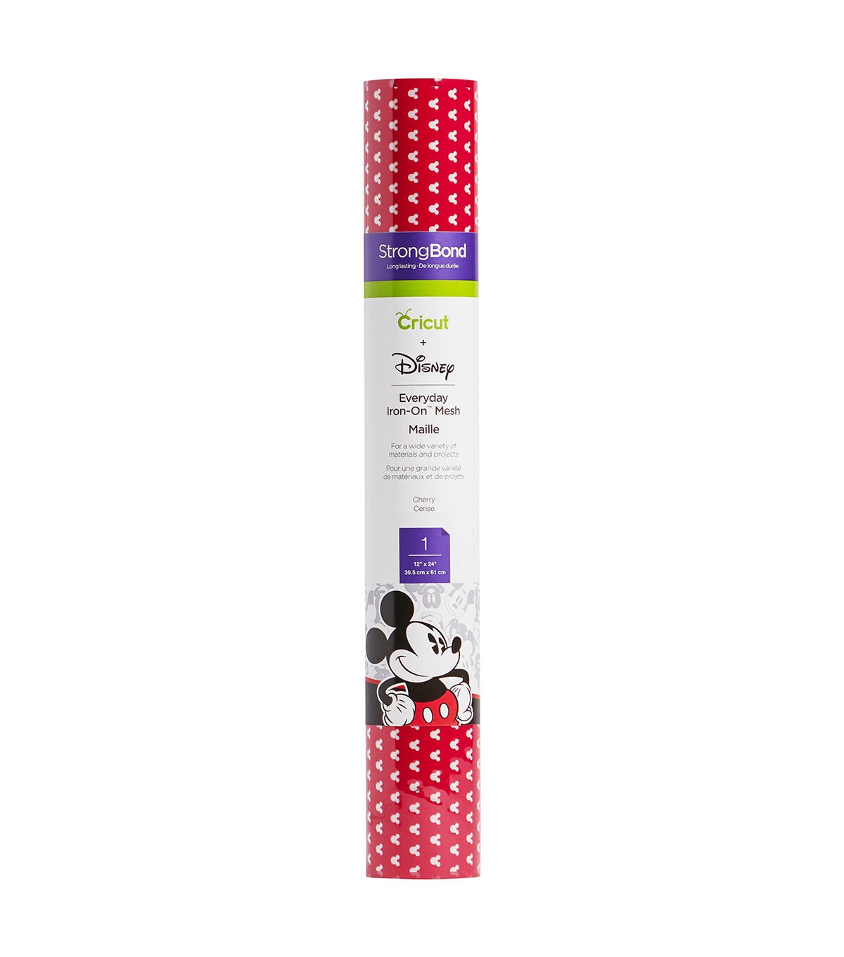 Cricut 12 x 24 Mickey Everyday Iron On Mesh Roll
