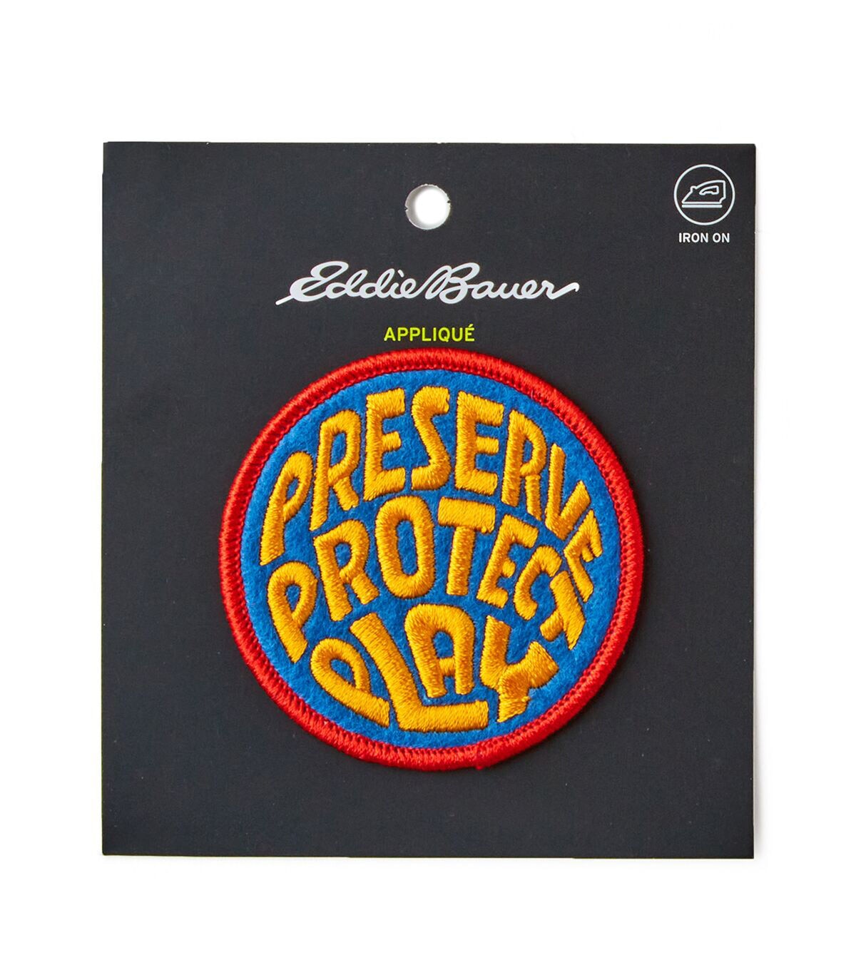 Eddie Bauer 2.5 Preserve Protect Play Iron On Patch