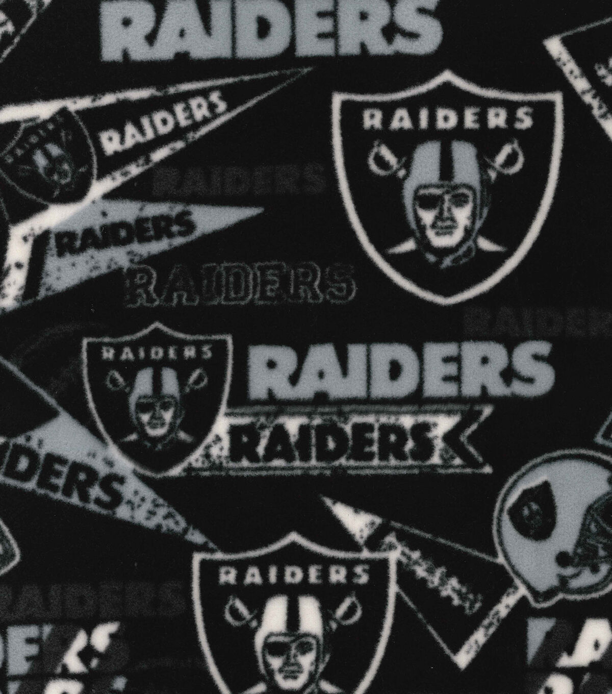 Fabric Traditions Las Vegas Raiders Fleece Fabric Retro
