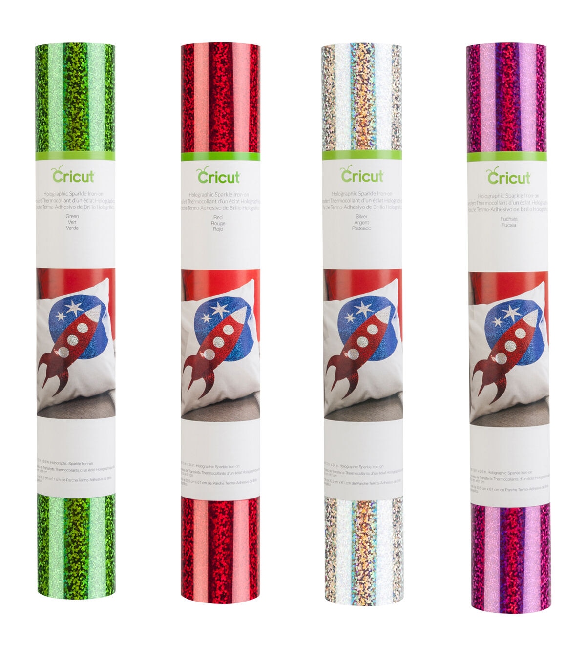 Cricut 12 x 24 Holographic Sparkle Iron On Roll