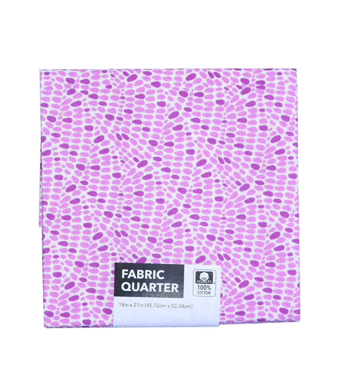 18 x 21 Packed Pink Dots Cotton Fabric Quarter 1pc by Keepsake Calico