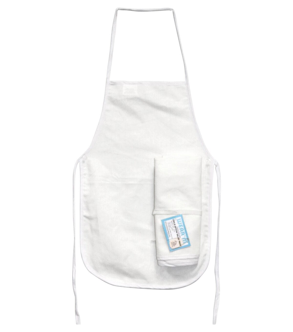Mark Richards Wear'm Design Your Own Child Canvas Apron Value Pack White