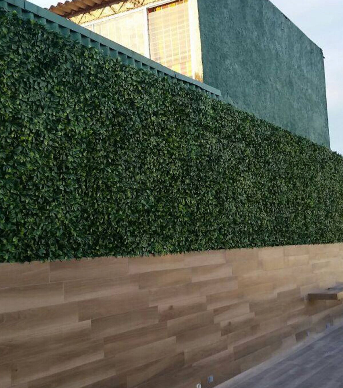 Greensmart Dekor 20 Artificial Lemon Style Plant Wall Panels 4pk