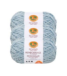 Lion Brand Rewind 219yds Bulky Polyester Blend Yarn 3 Bundle
