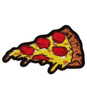 3 x 1.5 Pizza Slice Iron On Patch by hildie & jo