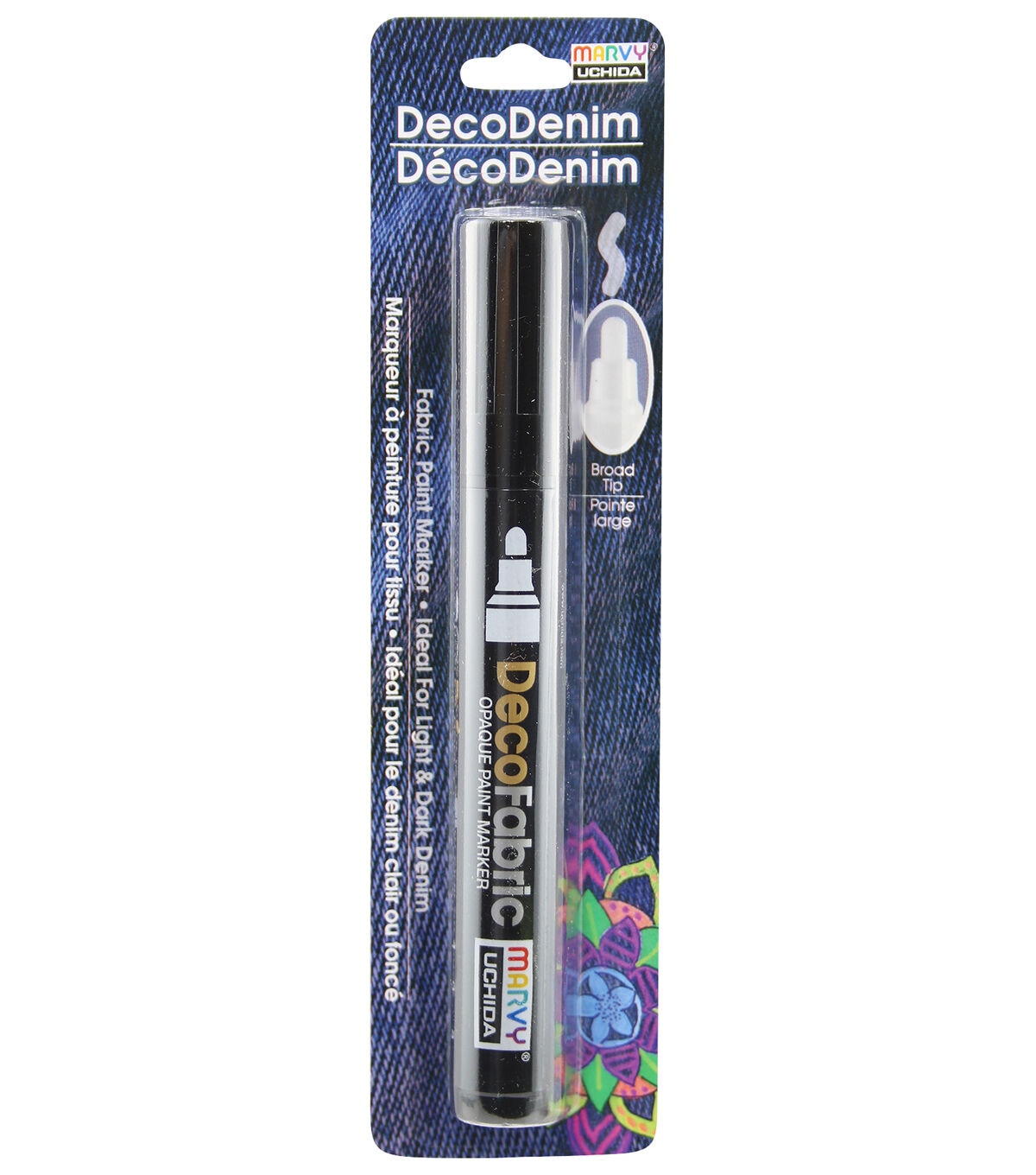 Marvy Uchida Black Denim Pen