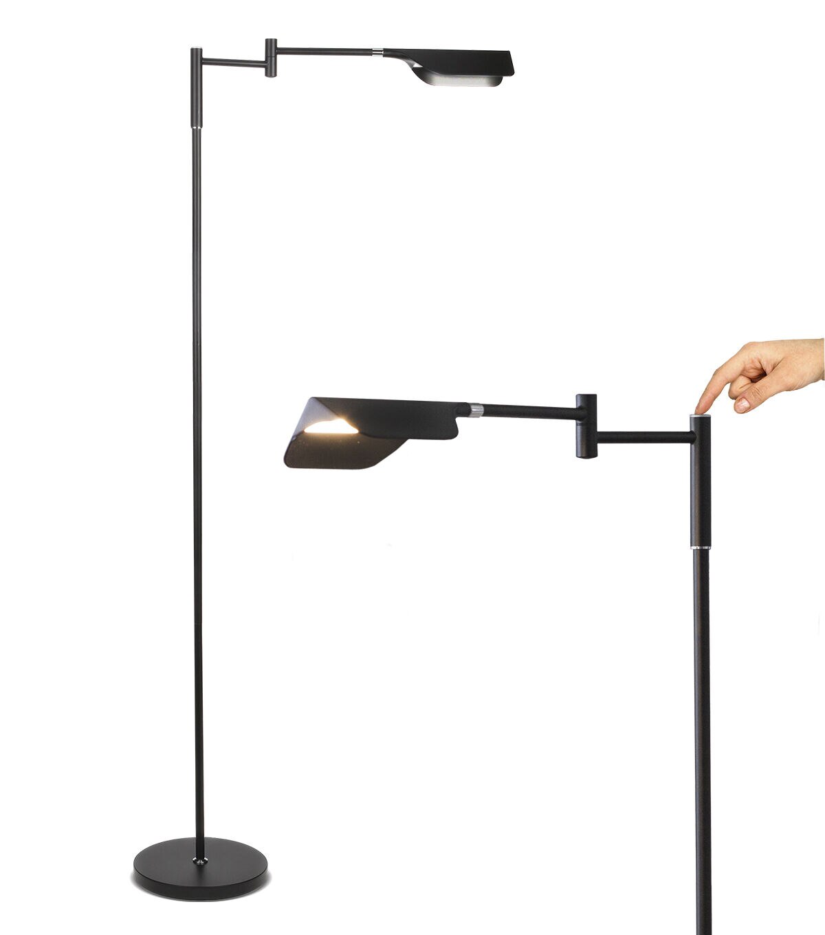 Brightech Leaf LED Floor Lamp - Black