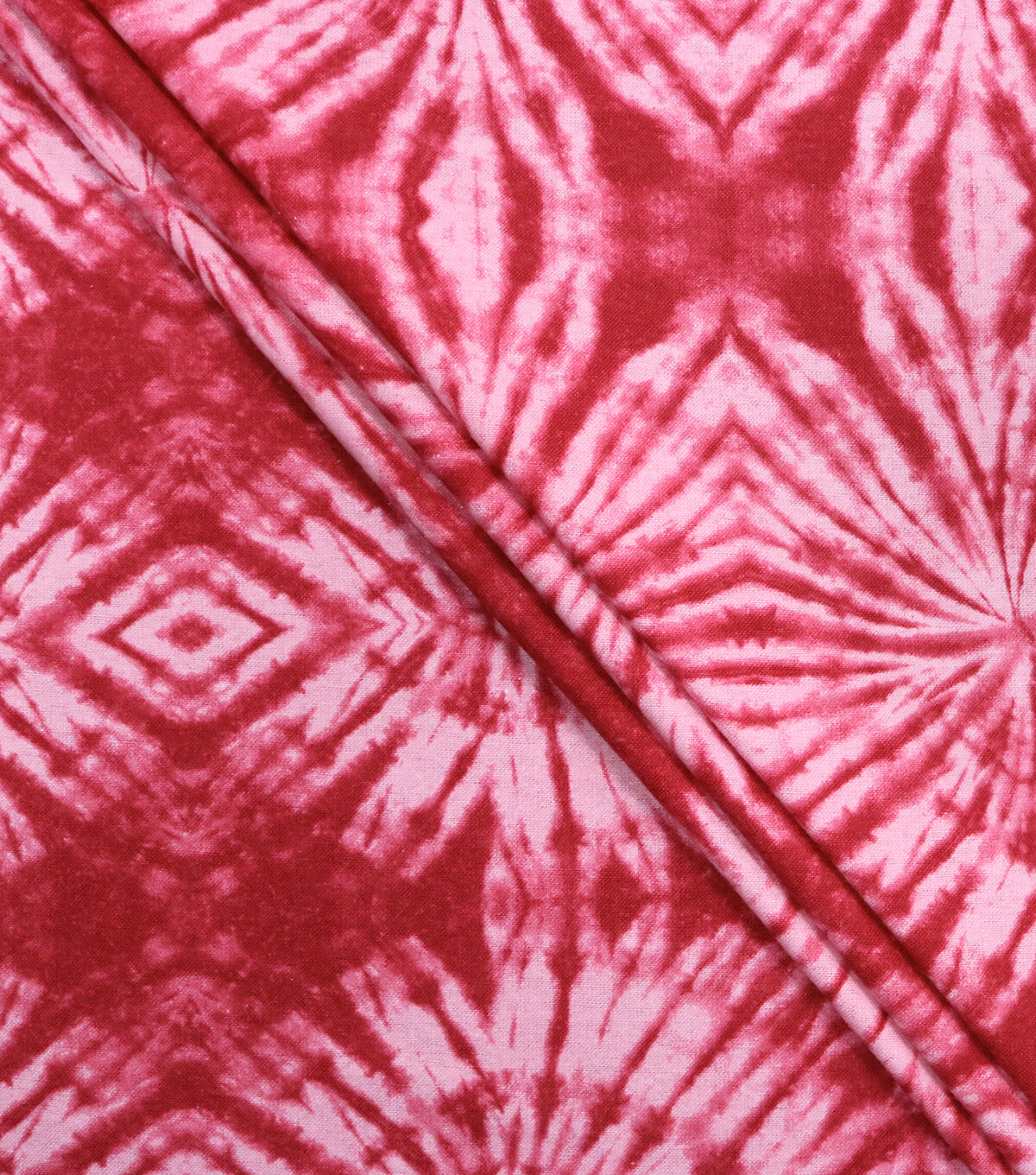 Hot Pink Tie dye Super Snuggle Flannel Fabric