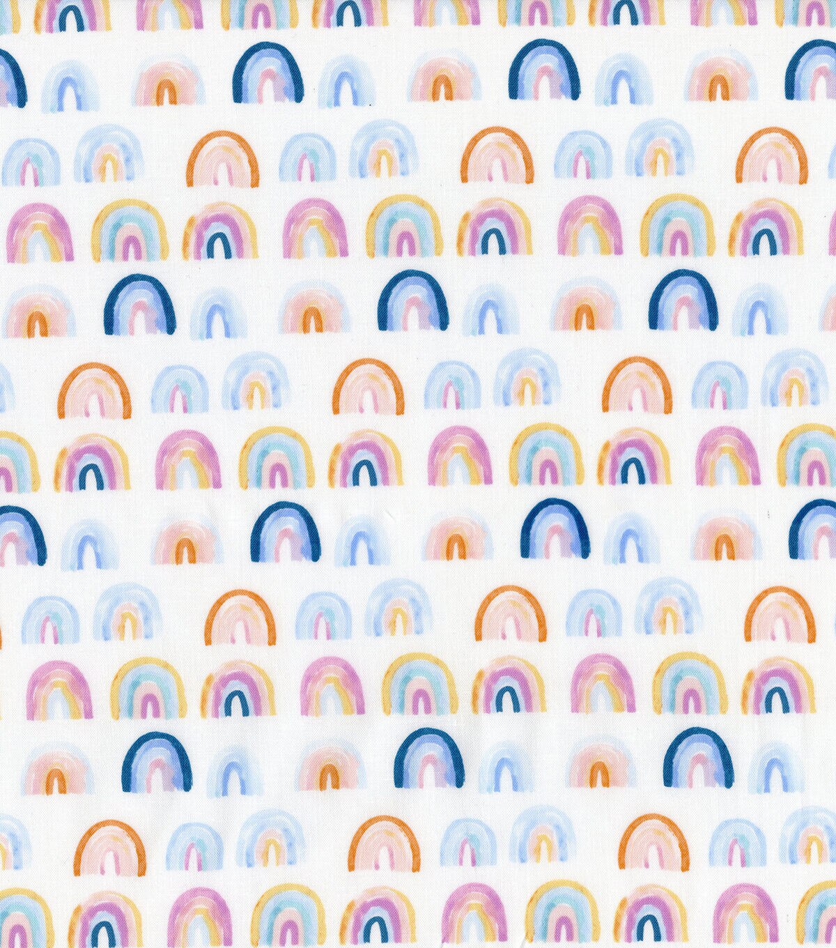 Hi Fashion Summer Lovin Rainbows Premium Cotton Fabric