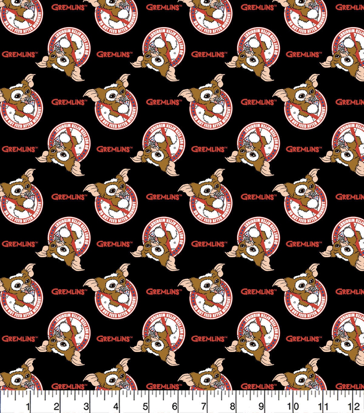 Gremlins Do Not Feed Gizmo Cotton Fabric