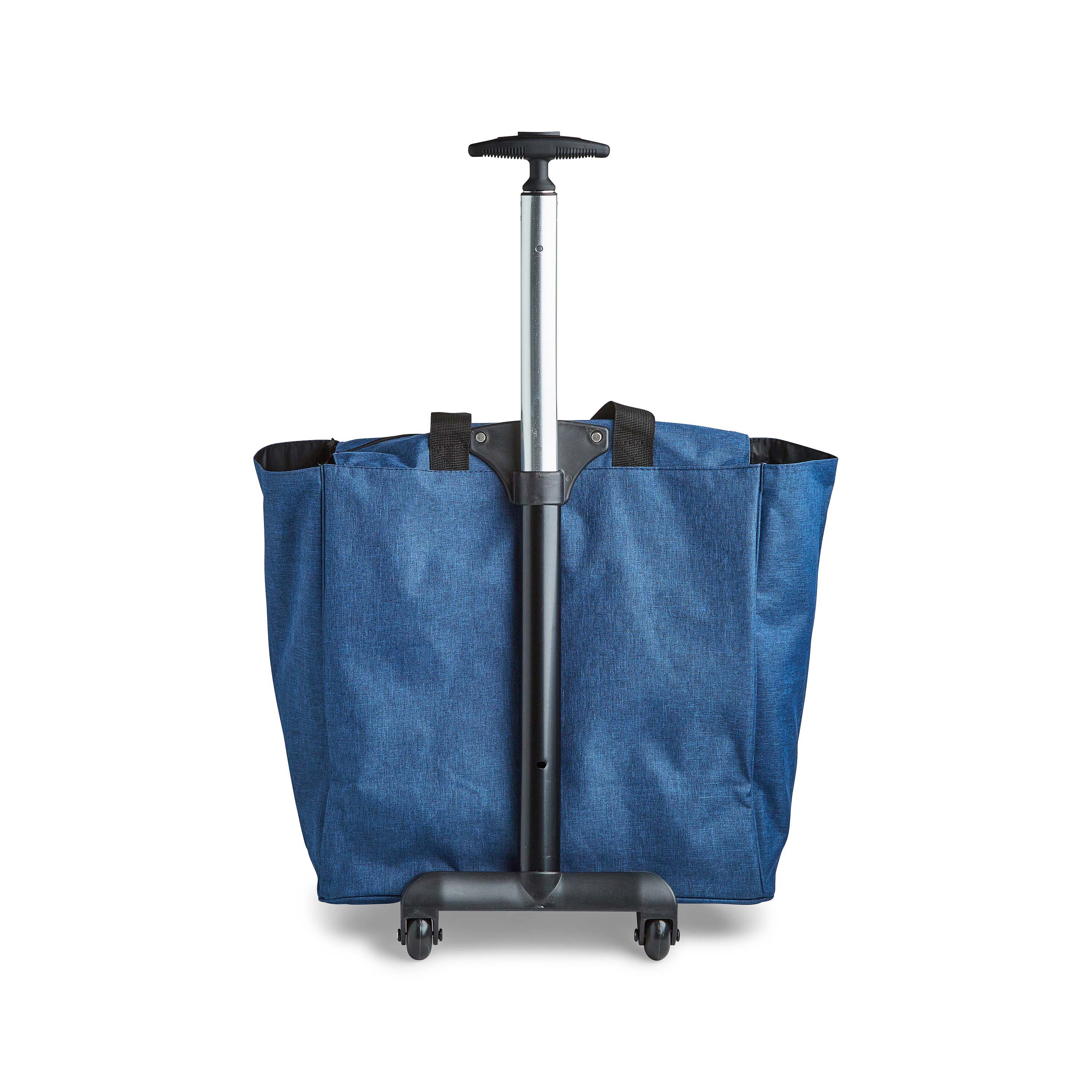 10 x 16.5 Blue Rolling Knitting Tote by Big Twist