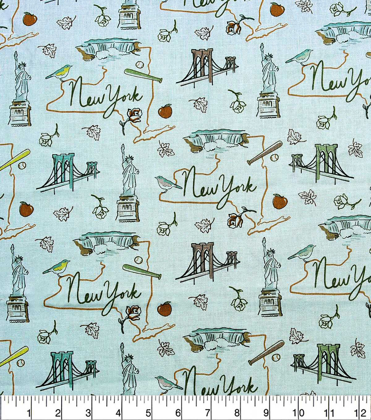 New York Next Gen Main State Pride Cotton Fabric